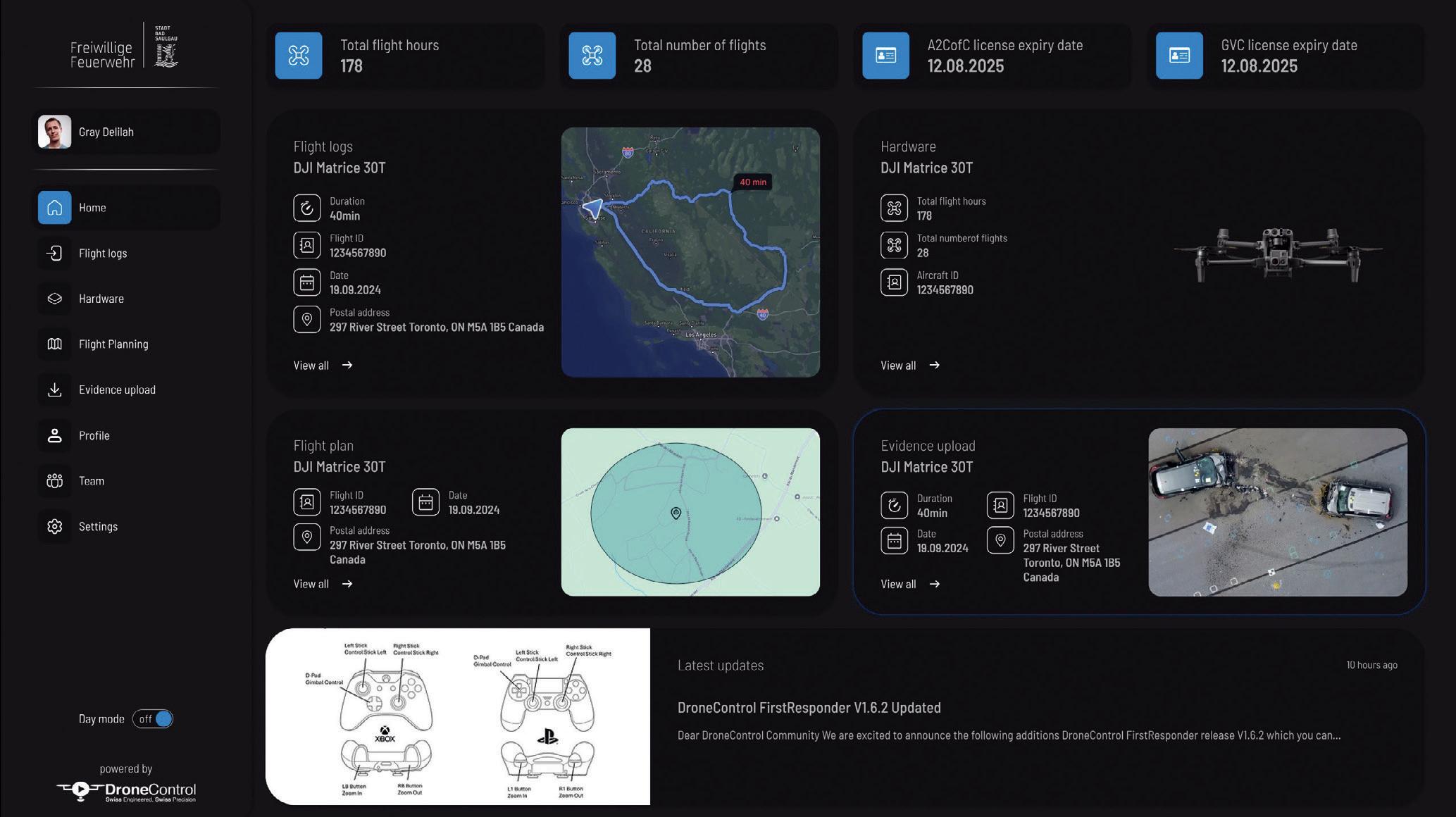 Avec le logiciel DroneControl FirstResponder, les forces d’intervention disposent d’un écosystème complet pour l’utilisation des drones d’entreprise DJI.