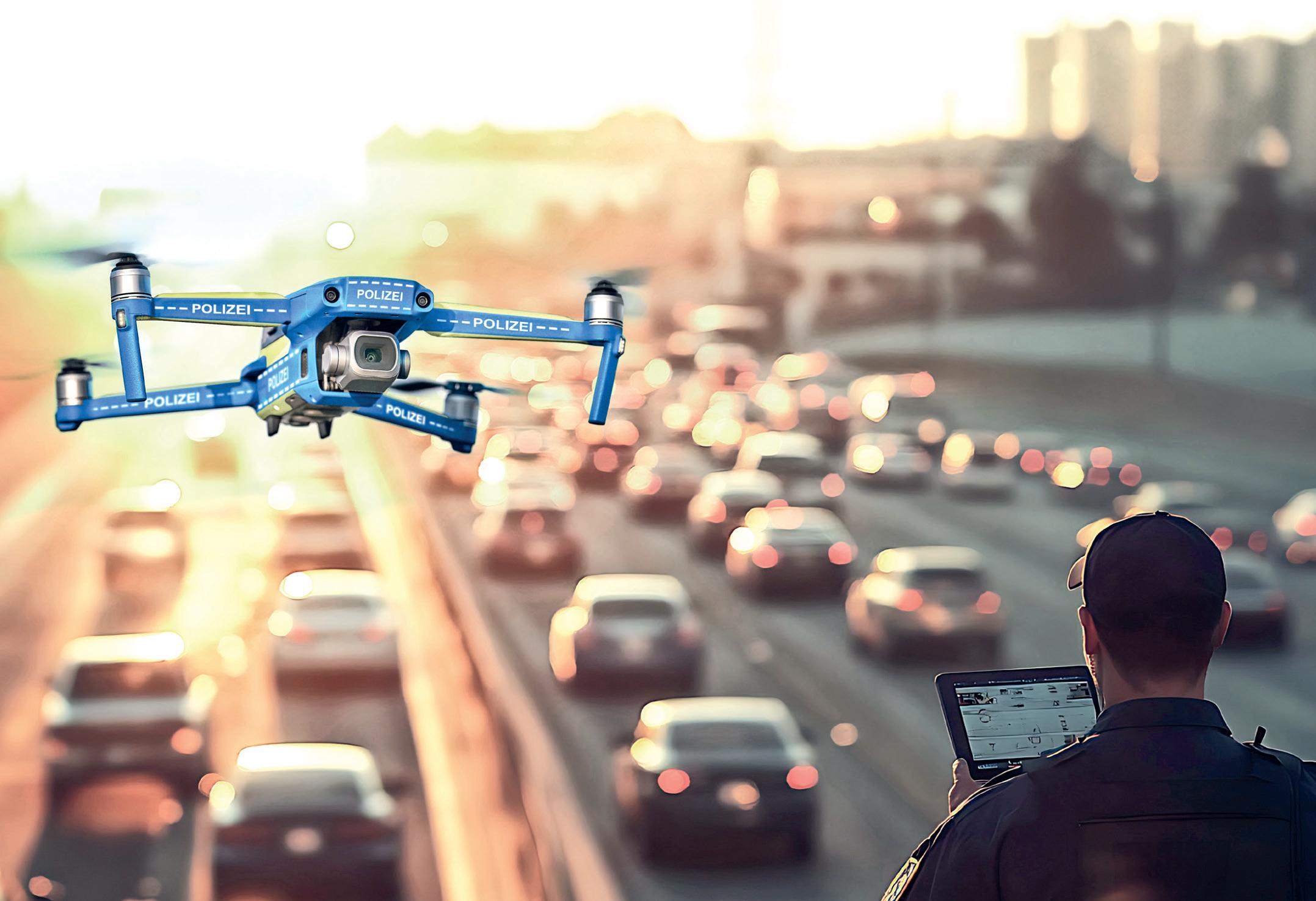 Non présenté lors de l’atelier : le système de drones pouvant être combiné au système VES hautement mobile.