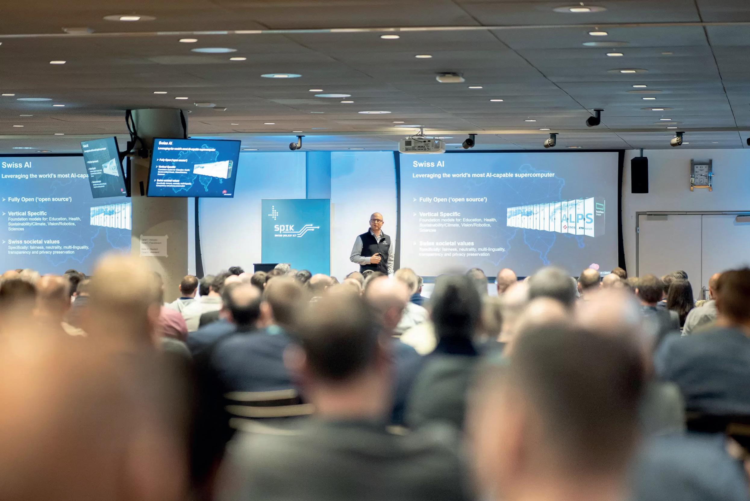 Am SPIK 2025 war KI in aller Munde – auch in dem von KeySpeaker Daniel Naeff, Leiter für Innovation und Unternehmertum am ETH AI Center.