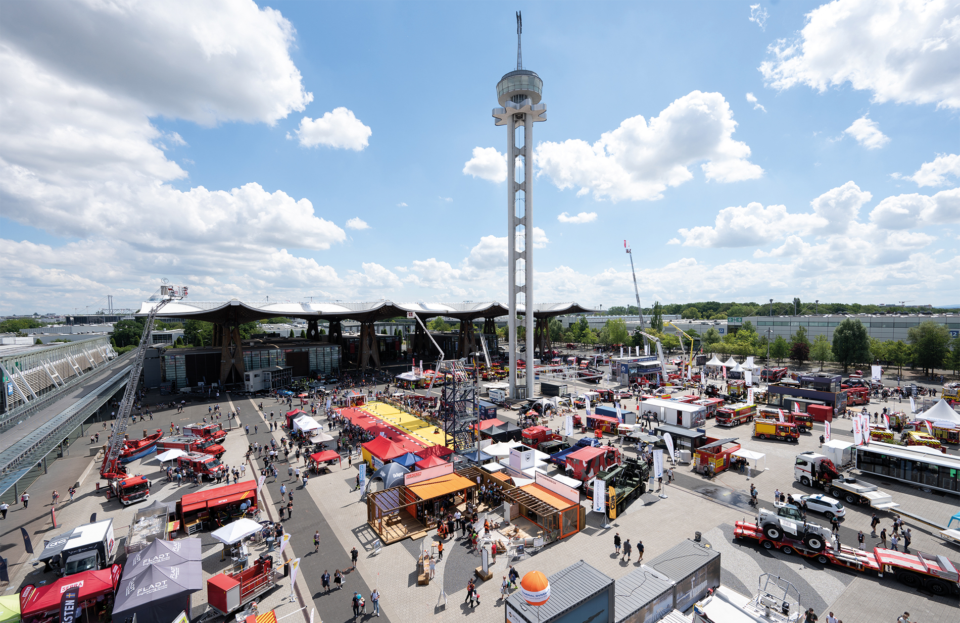 Die INTERSCHUTZ ist immer ein Erlebnis. Einerseits wegen ihrer schieren Grösse …