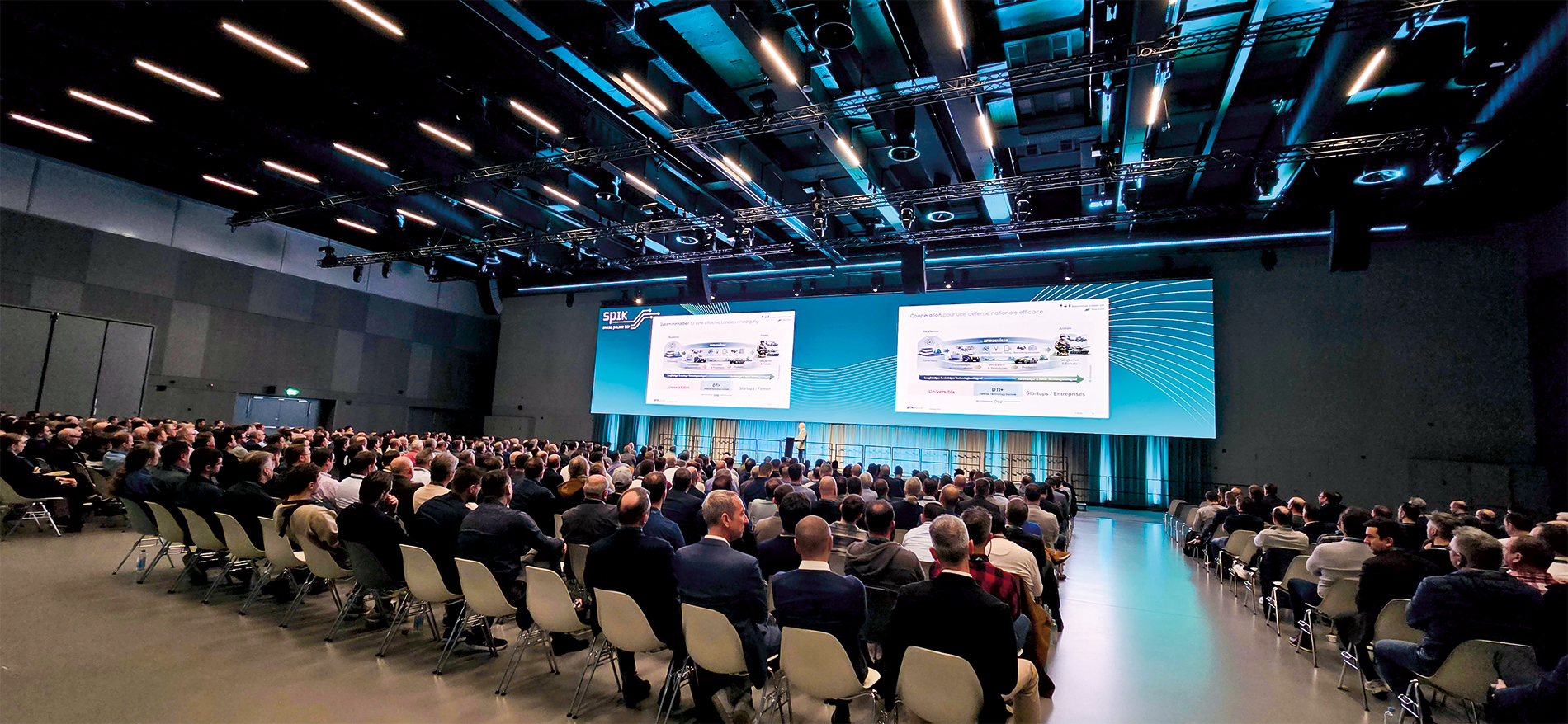 Der SPIK-Tag wurde von Keynote-Speaker Prof. Dr. Roland Siegwart, Professor für autonome mobile Roboter an der ETH Zürich, mit dem Referat «Drohnen – die neue Gefahr aus der Luft» eröffnet.