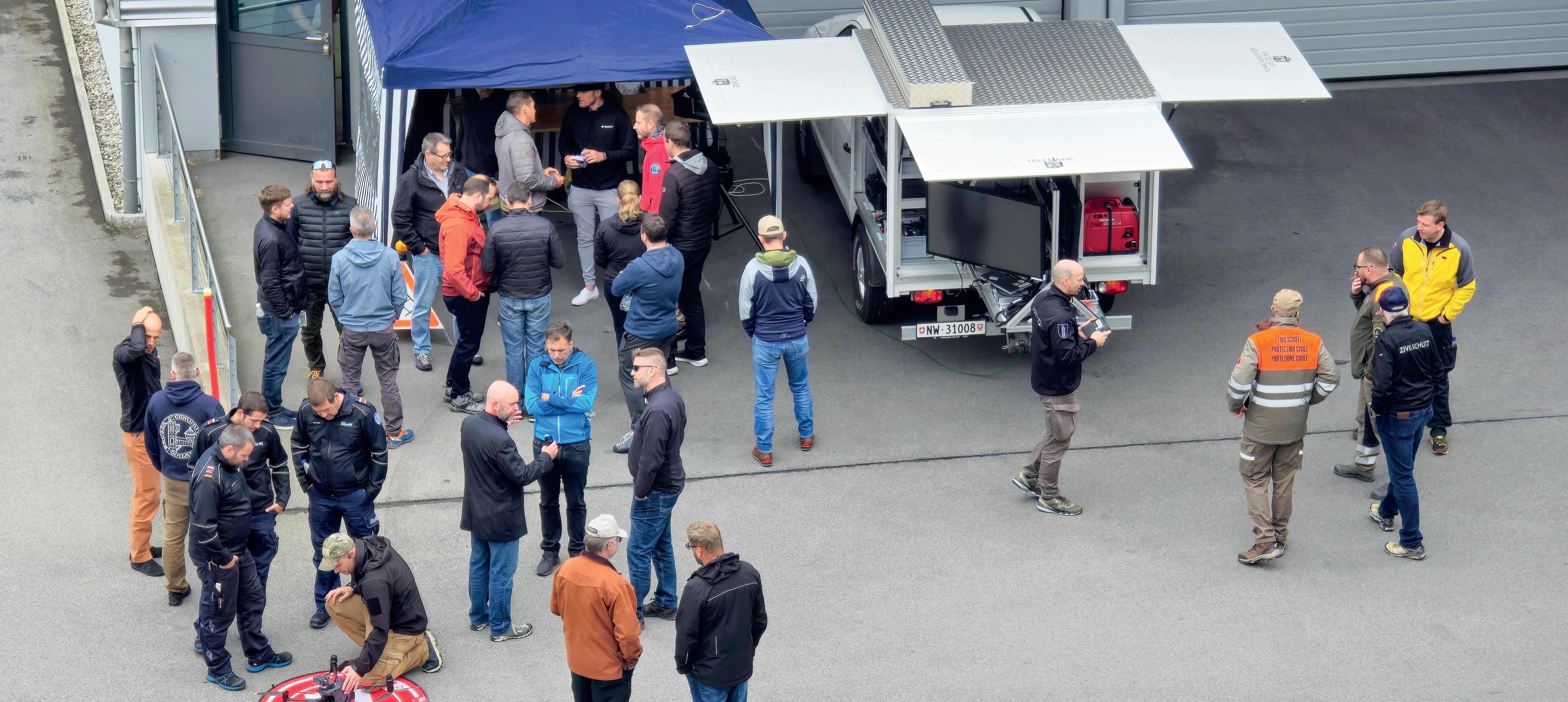 Neben neuen Produkten wurden in Live-Demonstrationen auch konkrete Anwendungsfälle aufgezeigt.