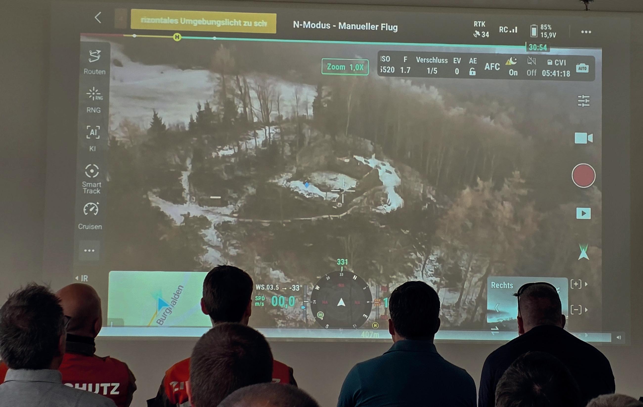 Une luminosité fascinante : la nouvelle matrice 4DT fournit de telles images dans l’obscurité, en couleur et sans l’aide d’une caméra infrarouge.