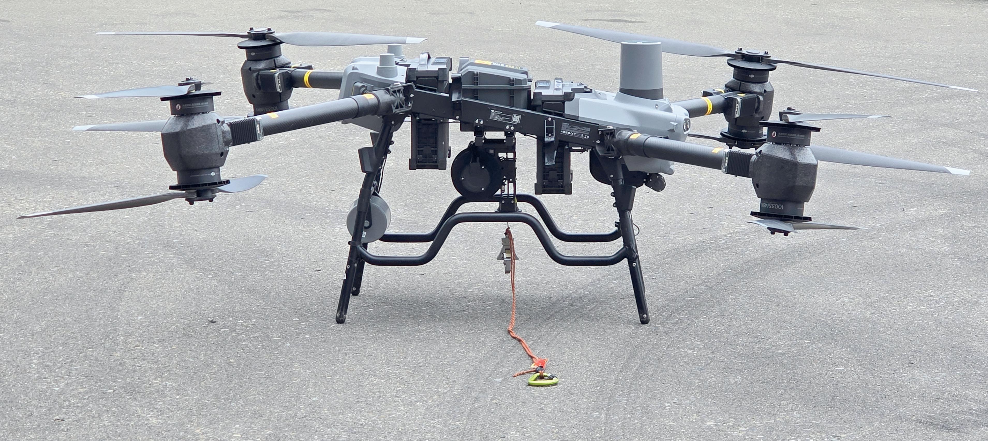 Puissant : le nouveau drone Flycart 30 de DJI peut transporter des harges allant jusqu’à 40 kg.