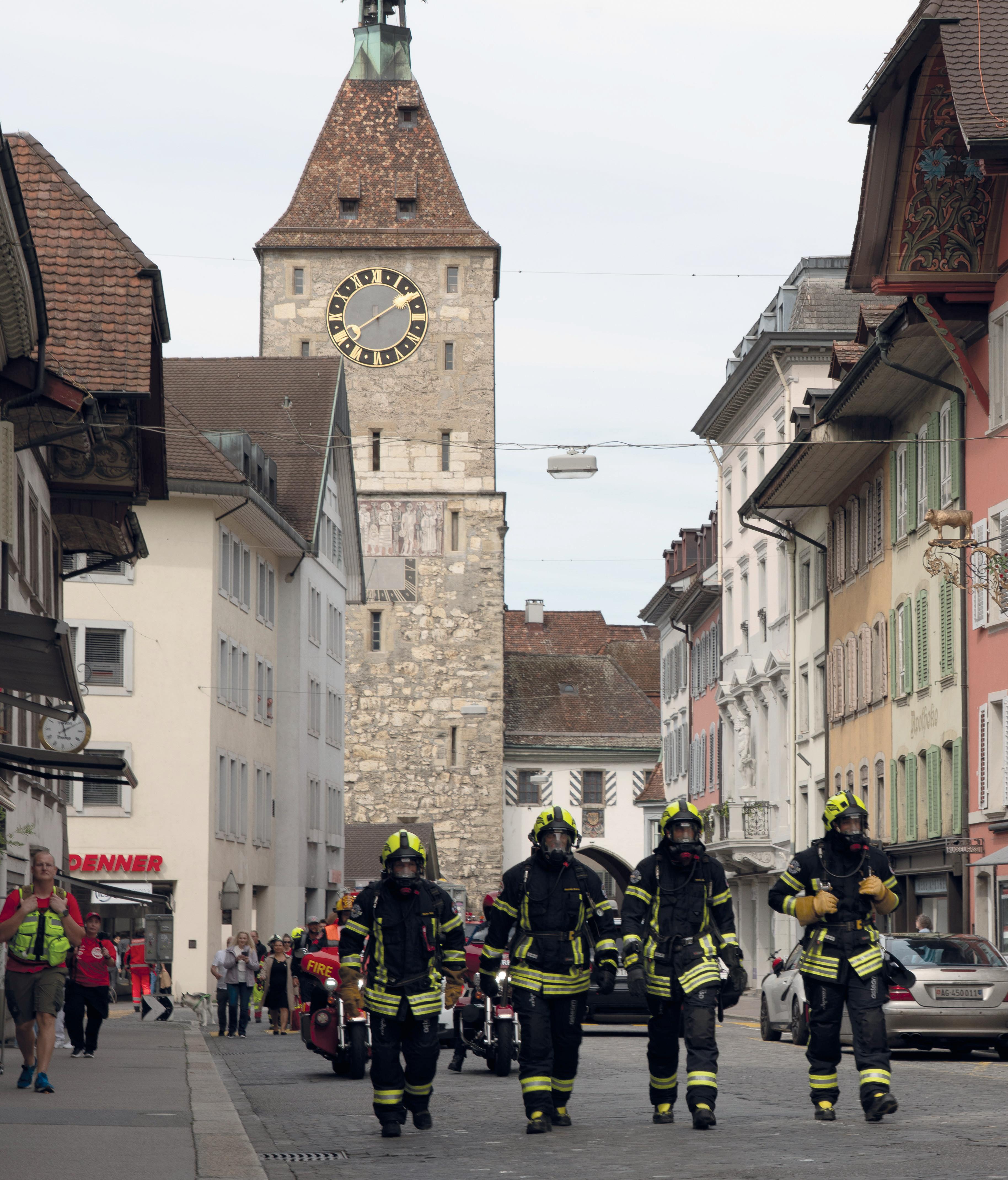 Nach mehr als 20 Stunden Gehzeit (30 Stunden gesamt) wurde der Einmarsch in die Aarauer Altstadt zum Triumphzug.