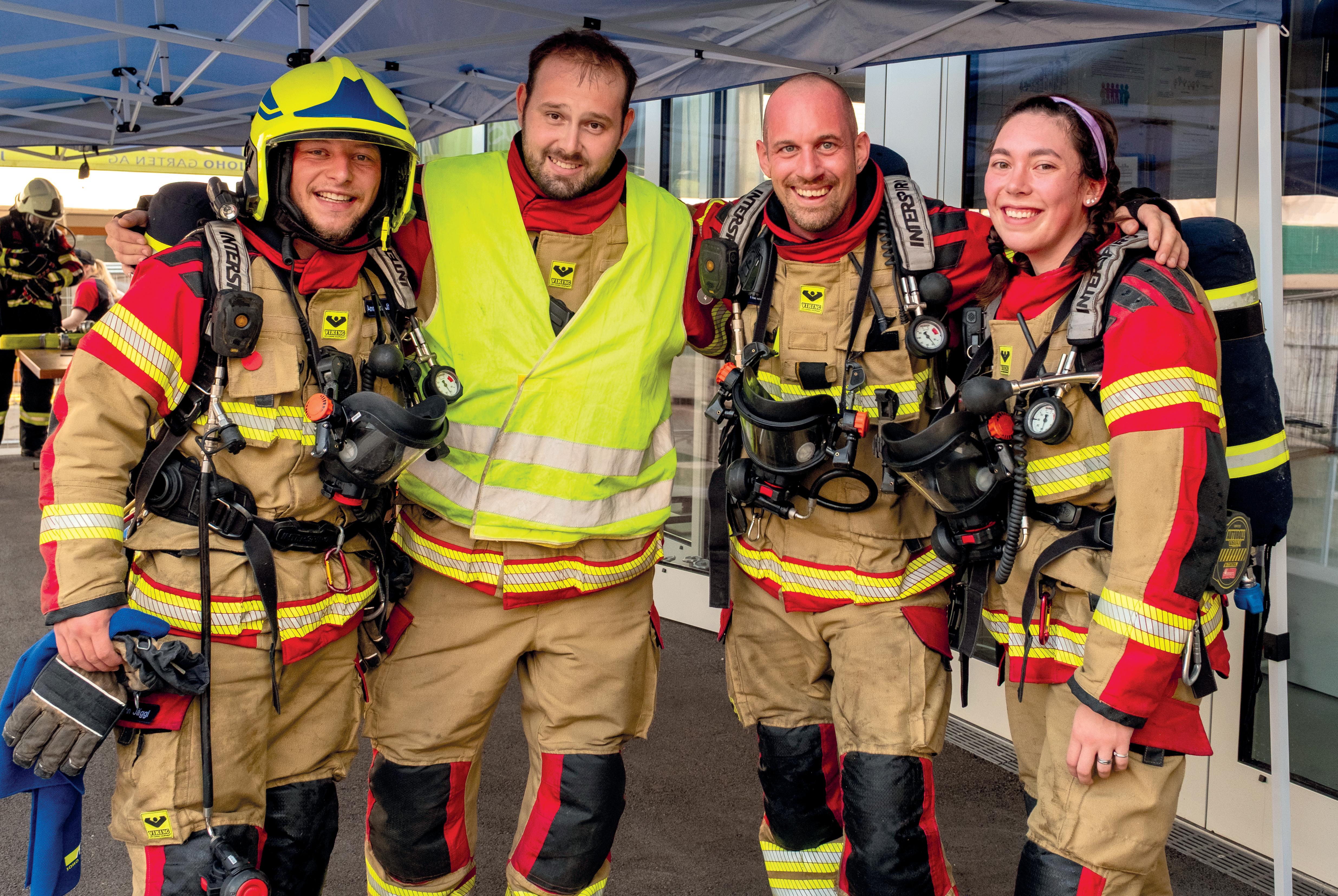 Girl power : l’équipe « BASSS » des pompiers de Brügg n’est pas la seule équipe à compter des pompiers femmes.