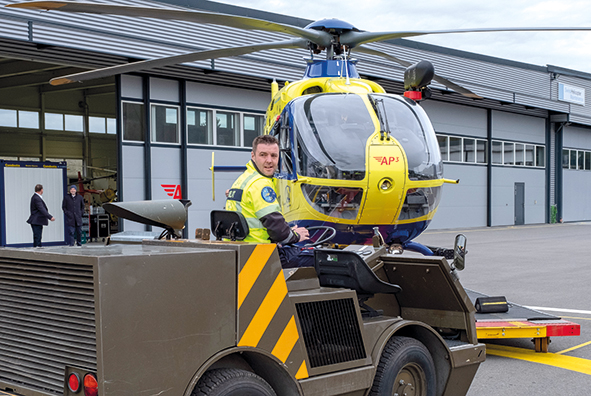 Roll-out: Pilot Anton Rainer