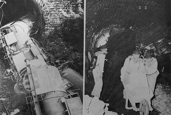 Les sapeurs-pompiers fédérés ont effectué une intervention en 1959, à l'occasion de l'accident de train survenu dans le tunnel Blausee-Felsenburg. Ce fut un travail d'une extrême pénibilité, effectué sous protection respiratoire, et qui a duré plusieurs jours.